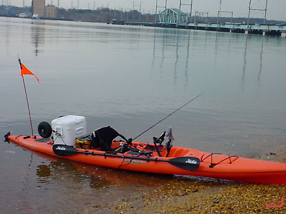 Hobie all ready to fish