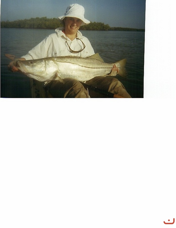 Viv with a huge snook