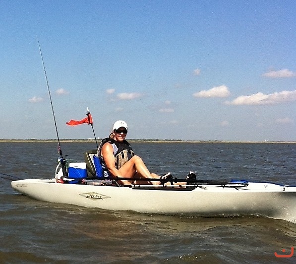 kayak Fishing Calcasieu Lake, Lake Charles, LA_1